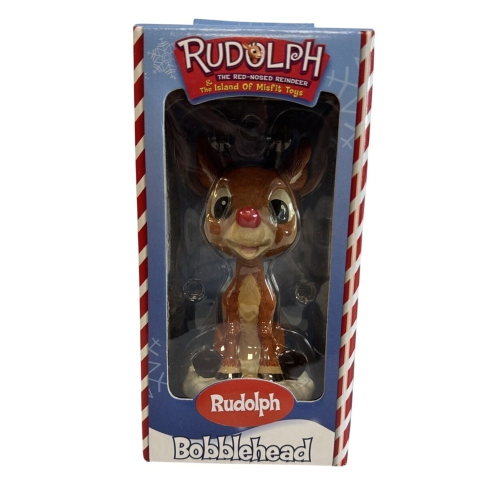 Rudolph the Red-Nosed Reindeer ToySite Bobblehead Figure 2001 Christmas Decor